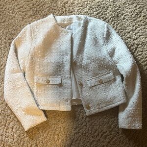Chic Cream Tweed Jacket